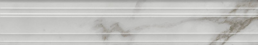 фото BLF025R Багет Монте Тиберио бежевый светлый глянцевый обрезной 40x7,3x2,7 бордюр КЕРАМА МАРАЦЦИ