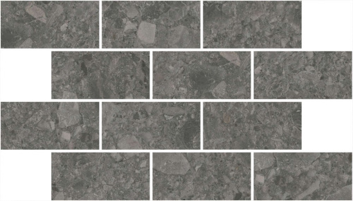 DD606220/MM Чеппо ди Гре мозаичный антрацит матовый обрезной 34,6x20x0,9 керамогранит КЕРАМА МАРАЦЦИ фото DD606220/MM Чеппо ди Гре мозаичный антрацит матовый обрезной 34,6x20x0,9 керамогранит КЕРАМА МАРАЦЦИ