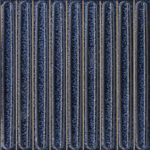 фото KMD2SOB004BN чипсет Далия синий глянцевый 20x20x0,95 декор КЕРАМА МАРАЦЦИ