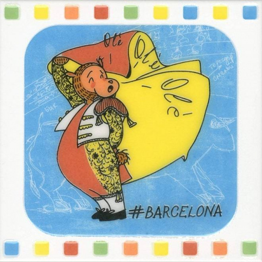 Фото NT/A264/5009 Большое путешествие Barcelona 20*20 декор КЕРАМА МАРАЦЦИ