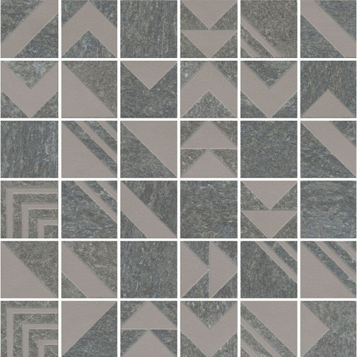 фото SBM014/DD204020 Про Нордик серый темный мозаичный 30x30x0,9 декор мозаичный (гранит) КЕРАМА МАРАЦЦИ