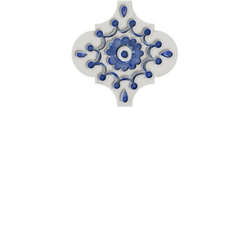 Фото VT/A321/65000 Арабески Майолика 6, 6,5х6,5 декор КЕРАМА МАРАЦЦИ