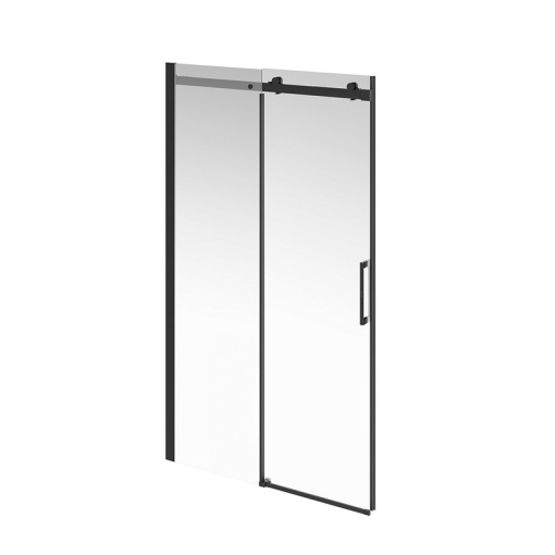 CT.120.SD.BLK.M Душевая дверь Cristallo/Кристалло, раздв. с функц. soft close/плав. отк. и закр,120х210, мат. черный КЕРАМА МАРАЦЦИ фото CT.120.SD.BLK.M Душевая дверь Cristallo/Кристалло, раздв. с функц. soft close/плав. отк. и закр,120х210, мат. черный КЕРАМА МАРАЦЦИ