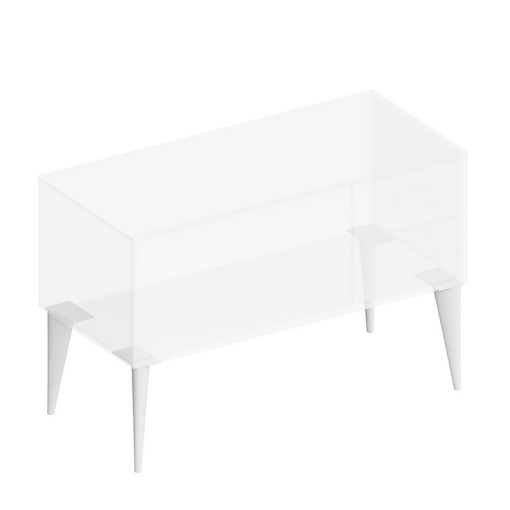 ATlg.32/CL Ножки Atollo/Атолло/Cono/Коно классические, белые матовые КЕРАМА МАРАЦЦИ фото ATlg.32/CL Ножки Atollo/Атолло/Cono/Коно классические, белые матовые КЕРАМА МАРАЦЦИ