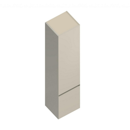 фото CU.165Lh/LIM Пенал Cubo/Кубо подвесной левый 165, лимо матовый КЕРАМА МАРАЦЦИ