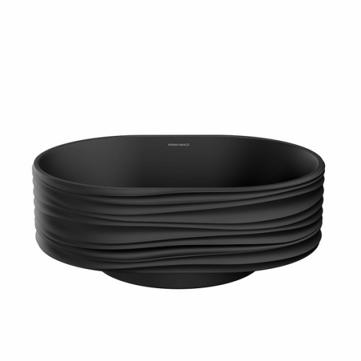 фото SA.NN.wb.50/BLK.M Раковина ARTBASIN Sabbia/АртБэйзин Саббья 50 см, черный матовый КЕРАМА МАРАЦЦИ