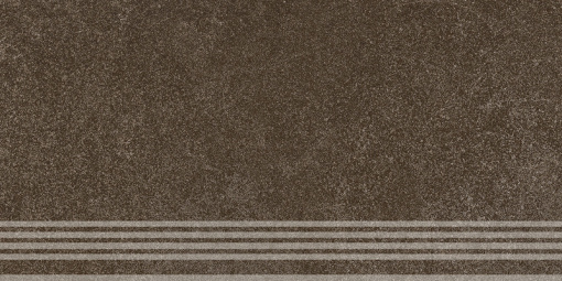 фото KM6060G0911RGRF Ступень Руссильон коричневый тёмный матовый обрезной 30x60x0,9 КЕРАМА МАРАЦЦИ