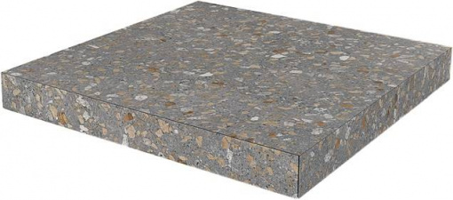 фото SG632200R/GCA Ступень угловая клееная Терраццо коричневый 33x33 КЕРАМА МАРАЦЦИ