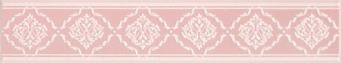 фото AD/C326/SG1546 Петергоф розовый 40,2x7,7 керамический бордюр КЕРАМА МАРАЦЦИ