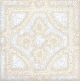 фото STG/B406/1266H Амальфи орнамент белый 9,8*9,8 вставка КЕРАМА МАРАЦЦИ