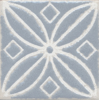 фото STG/C402/1270H Амальфи орнамент серый 9,8*9,8 вставка КЕРАМА МАРАЦЦИ