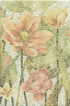 фото HGD/A146/880L Летний сад Лилии лаппатированный 20*30 керамический декор КЕРАМА МАРАЦЦИ