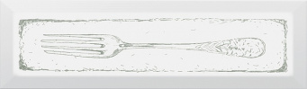 фото NT/A26/9001 Fork зеленый 8.5*28.5 декор КЕРАМА МАРАЦЦИ