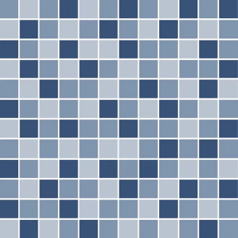 фото KMD2MSM008MN Темари мозаичный микс синий матовый 29,8x29,8x0,35 декор КЕРАМА МАРАЦЦИ