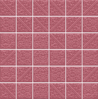 фото 21028 Ла-Виллет розовый 30,1*30,1 керамическая плитка мозаичная КЕРАМА МАРАЦЦИ