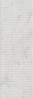 фото KM3090B0160R Тубкаль белый глянцевый структура обрезной 30x89,5x1,05 керамическая плитка КЕРАМА МАРАЦЦИ