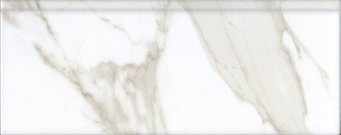 фото FMF007R Плинтус Алентежу белый матовый обрезной 30х12  КЕРАМА МАРАЦЦИ