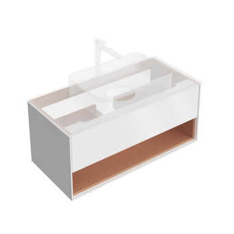KMPMCb100MSh1 Тумба Plaza Modern/Плаза Модерн подвесная 100, push, 1 ящик, подсветка, белая матовая+сахара КЕРАМА МАРАЦЦИ фото KMPMCb100MSh1 Тумба Plaza Modern/Плаза Модерн подвесная 100, push, 1 ящик, подсветка, белая матовая+сахара КЕРАМА МАРАЦЦИ