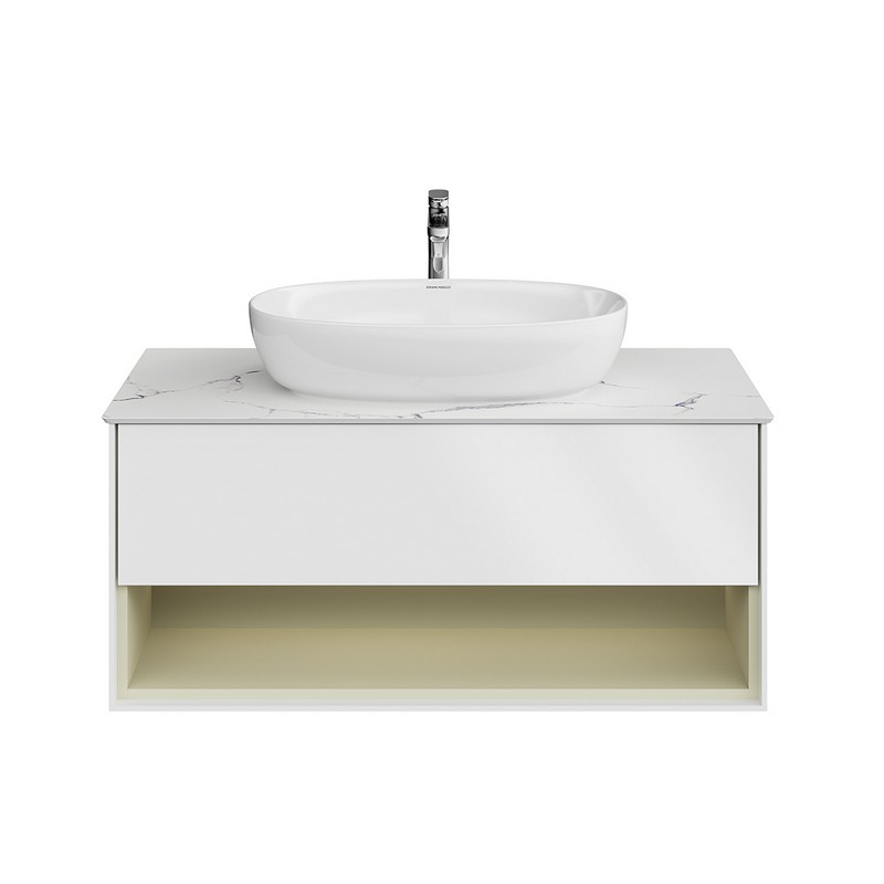 KMPMCb100MSg1 Тумба Plaza Modern/Плаза Модерн подвесная 100, push, 1 ящик, подсветка, белая матовая+шалфей КЕРАМА МАРАЦЦИ фото KMPMCb100MSg1 Тумба Plaza Modern/Плаза Модерн подвесная 100, push, 1 ящик, подсветка, белая матовая+шалфей КЕРАМА МАРАЦЦИ