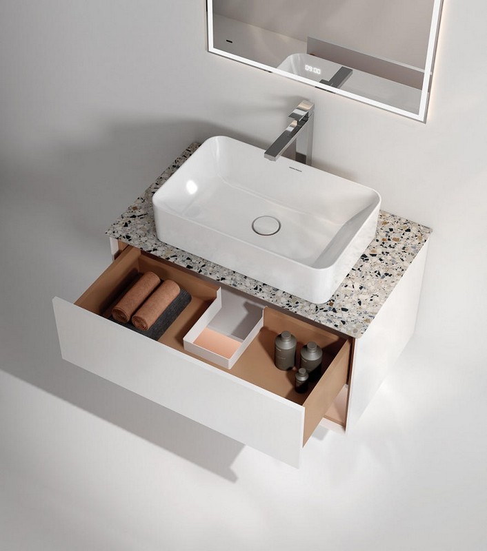 KMPMCb100MSh1 Тумба Plaza Modern/Плаза Модерн подвесная 100, push, 1 ящик, подсветка, белая матовая+сахара КЕРАМА МАРАЦЦИ фото KMPMCb100MSh1 Тумба Plaza Modern/Плаза Модерн подвесная 100, push, 1 ящик, подсветка, белая матовая+сахара КЕРАМА МАРАЦЦИ