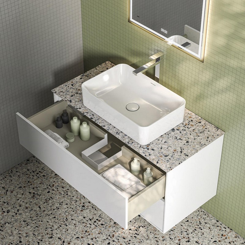 KMPMCb100MWh2 Тумба Plaza Modern/Плаза Модерн подвесная 100, push, 2 ящика, белая матовая КЕРАМА МАРАЦЦИ фото KMPMCb100MWh2 Тумба Plaza Modern/Плаза Модерн подвесная 100, push, 2 ящика, белая матовая КЕРАМА МАРАЦЦИ