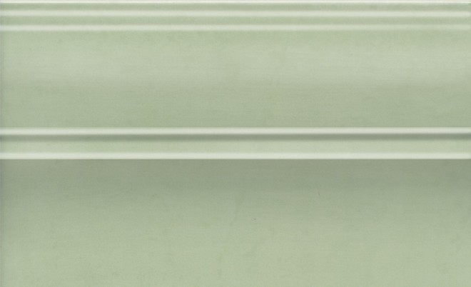 фото FMB027 Плинтус Левада зеленый светлый глянцевый 25х15 КЕРАМА МАРАЦЦИ