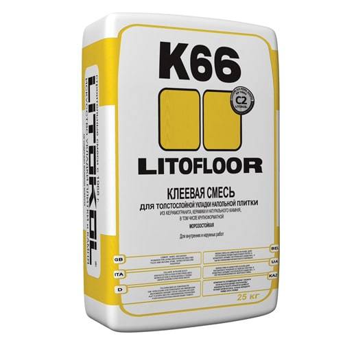 фото LitoFloor K66 Клеевая смесь (25 кг мешок) КЕРАМА МАРАЦЦИ