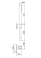 857KM.01.093 Ручной душ OLE с держателем для лейки и шлангом, без выхода для подачи воды, матовый че КЕРАМА МАРАЦЦИ фото 857KM.01.093 Ручной душ OLE с держателем для лейки и шлангом, без выхода для подачи воды, матовый че КЕРАМА МАРАЦЦИ
