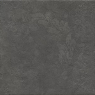 фото KM4040G0091N Хадду серый тёмный матовый декорированный 40,2x40,2x0,8 керамогранит КЕРАМА МАРАЦЦИ