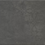 фото KM4040G0091N Хадду серый тёмный матовый декорированный 40,2x40,2x0,8 керамогранит КЕРАМА МАРАЦЦИ