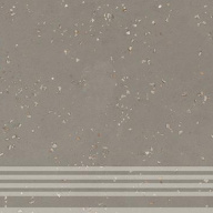 фото KM6060G1211R8GRF Ступень Пунтум серый матовый обрезной 30x60x0,8 КЕРАМА МАРАЦЦИ