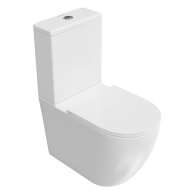 фото SF.wc.01 Унитаз Sfera/Сфера напольный безободковый с крепежом и сиденьем, белый глянцевый КЕРАМА МАРАЦЦИ