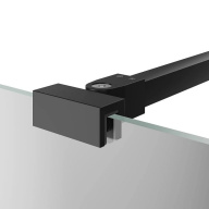 фото VE.FB250.BSD.BLK.M Фиксатор для стеклянной шторки Vetro/Ветро, 25 см, матовый черный КЕРАМА МАРАЦЦИ