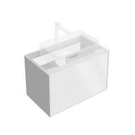 KMPMCb80MWh2 Тумба PLAZA Modern подвесная 80, push, 2 ящика, белая матовая КЕРАМА МАРАЦЦИ фото KMPMCb80MWh2 Тумба PLAZA Modern подвесная 80, push, 2 ящика, белая матовая КЕРАМА МАРАЦЦИ