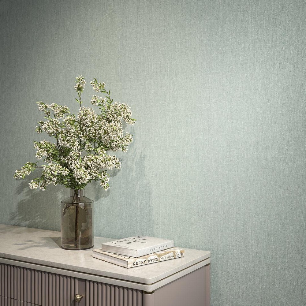 Обои «Легато»: тканевая фактура и акварельные цветы