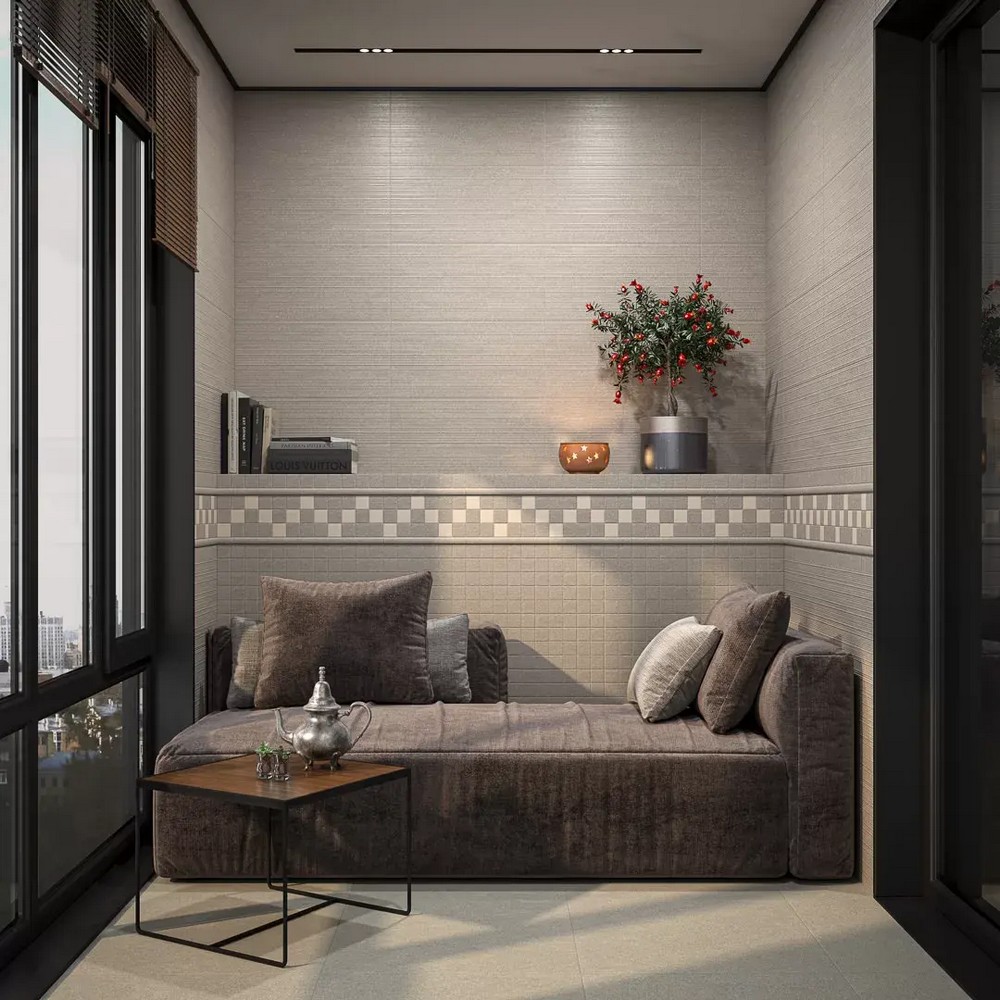 Мозаика «Рабат»: крупные элементы и матовая фактура для архитектурных акцентов