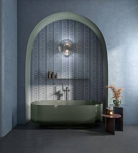 Плитка «Шавен»: синие оттенки марокканского города в интерьере